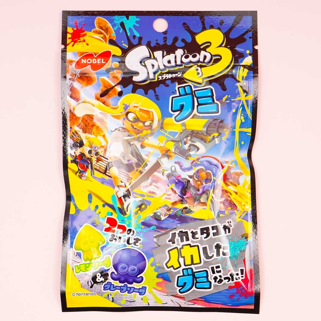 Nobel Splatoon 3 Gummies – Zitronen-Soda und Trauben-Soda