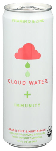 Wolke Wasser – Immunität Wasser Bio glitzernd Minze Grapesfruit Basilikum