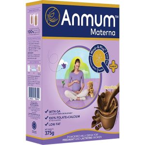 Anmum Materna – Schokoladengeschmack – Milchpulver für schwangere und stillende Damen – 375 G
