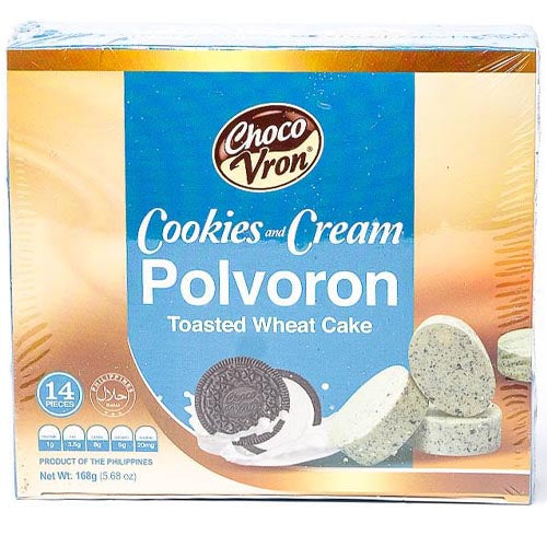 ChocoVron – Kekse und Sahne – gerösteter Weizenkuchen – 14 Stück – 168 G