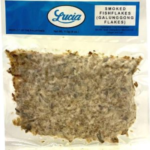 Lucia – geräucherte Fischflocken (Galunggong-Flocken) – 4 Unzen