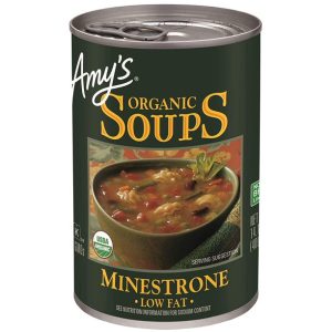 Amy's Organische Minestrone Suppe, 14,1 Oz – Packung mit 12