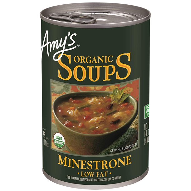 Amy's Organische Minestrone Suppe, 14,1 Oz – Packung mit 12