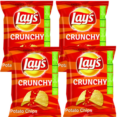 Lay's Knusprige Kartoffelchips, koscher zum Passahfest, 1,8 oz Beutel (4 Stück)