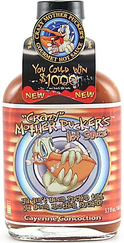 Crazy Mother Pucker’s Cayenne Concoction scharfe Sauce, 6,5 Unzen.