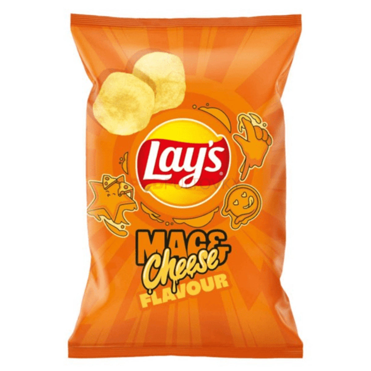 Lays Mac & Käse Kartoffelchips 130g POLEN (Fall von 12)