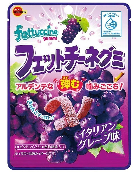 Bourbon “Fettuccine Gummy” Italienischer Traubenaroma, 50g
