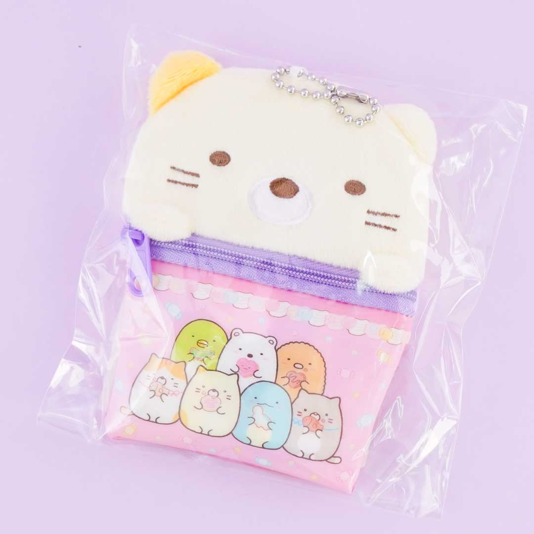 Sumikko Gurashi Flauschige Tasche mit Süßigkeiten – Neko