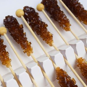 Amber Rock Süßigkeiten Swizzle Sticks – 18 Stück