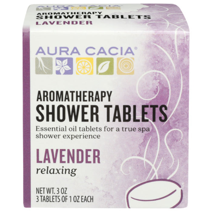 Aura Cacia Duschtablett Lavendel Entspannend, 3 Oz – Packung mit 3
