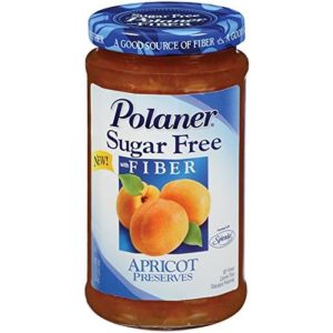 Polaner Preserve Zuckerfreie Aprikosen, 13,5 Unzen Packung mit 12
