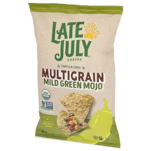 Late July – Multigrain grüne Mojo-Chips, 7,5 Unzen – Packung mit 12