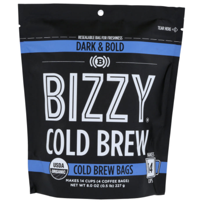 Bizzy Kaffee – Bio Dunkel & Fett, 8 oz (Packung mit 6)