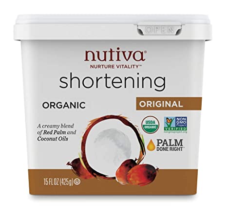 Nutiva – Bio Shortening Original, 15oz – Packung mit 6 Stück
