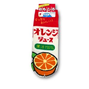 Socken aus Orangensaft