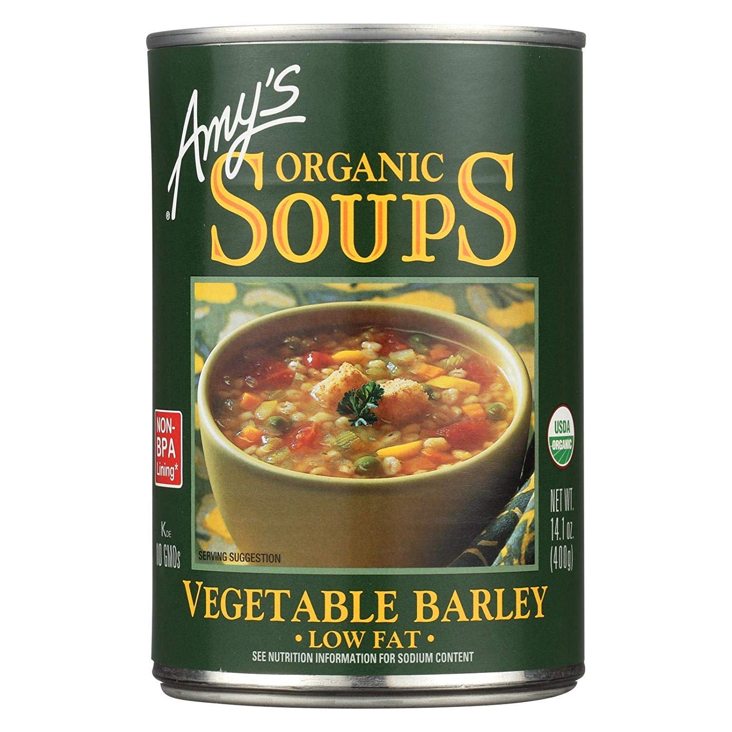 Amy's Gemüse-Barley-Suppe, 14,5 Oz – 12er Packung