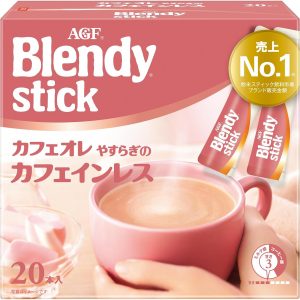 AGF Mixy Stick Café au lait yasuragi keine koffeinierten 20 Stock in Japan gemacht – tokyo sakura Mall