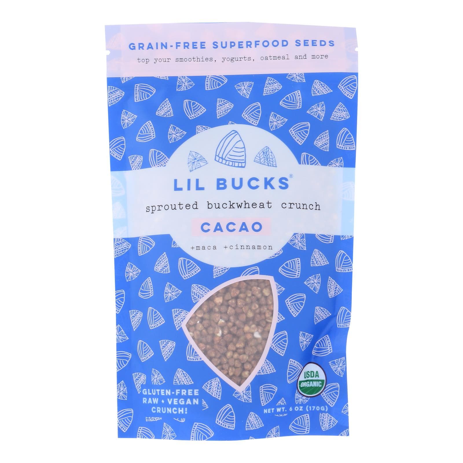 Lil Bucks – Buchweizen Sprtd Cacao – 6 Oz – 6er Packung
