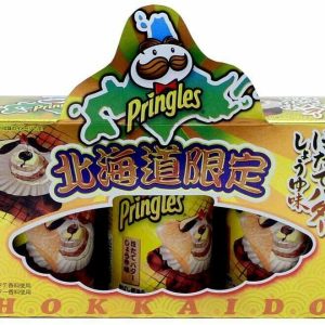 Pringles, Japan Limited, Shellfish and Butter Sojasauce Geschmack, 3 Dosen Set, Hokkaido begrenzt