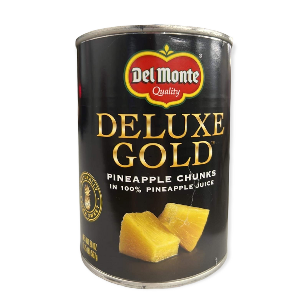 Del Monte Qualität – Deluxe Gold Ananas Chunks in 100% Ananassaft – 20 OZ