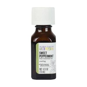 Aura Cacia Ätherisches Öl süß Pfefferminze, 0,5 oz – Packung mit 1