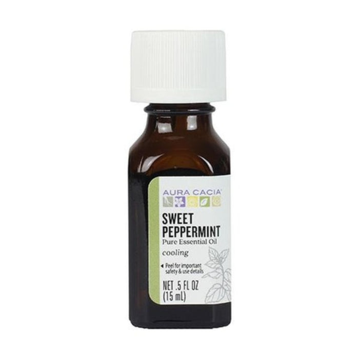 Aura Cacia Ätherisches Öl süß Pfefferminze, 0,5 oz – Packung mit 1