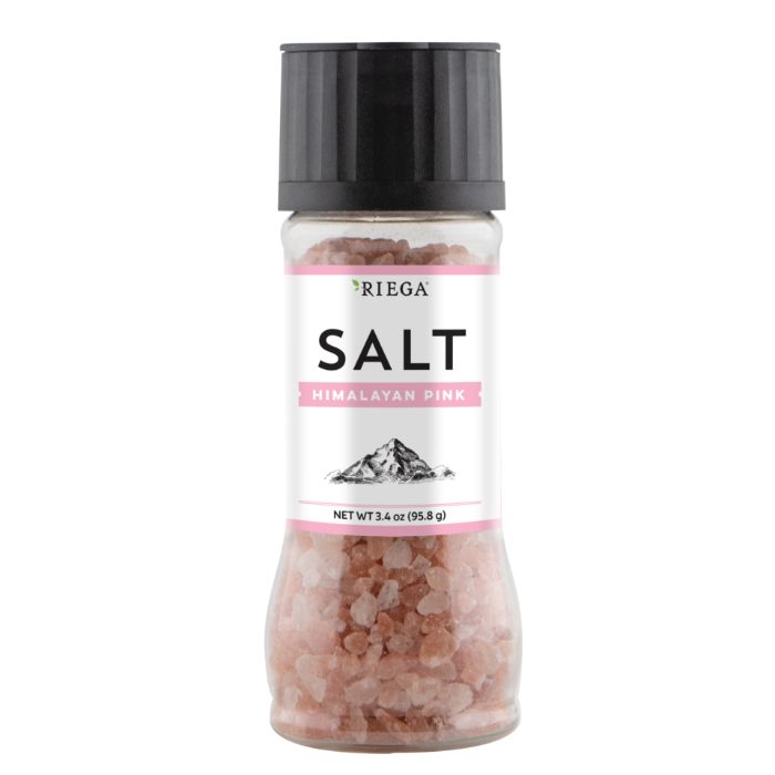 Riega Salz Rosa Grinder 3.4 Oz – Packung mit 8 Stück