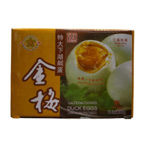 Gold-Plum gesalzene & gekochte Enteneier