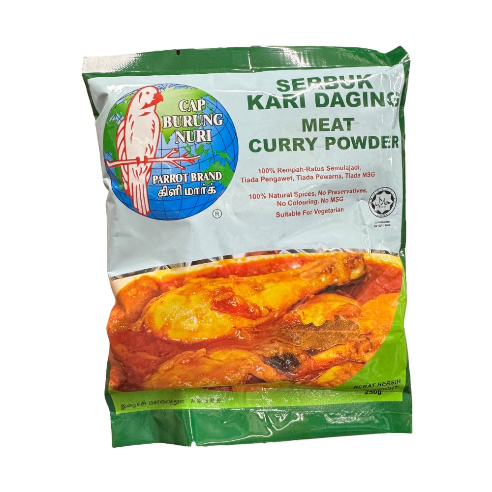 Parrot Marke Kappe Burung Nuri Fleisch Curry Pulver