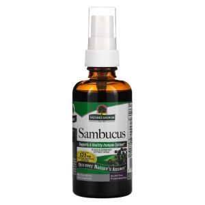 Nature's Answer SAMBUCUS Schwarz ELDERBERRY Extrakt SPRAY – 2 Unzen