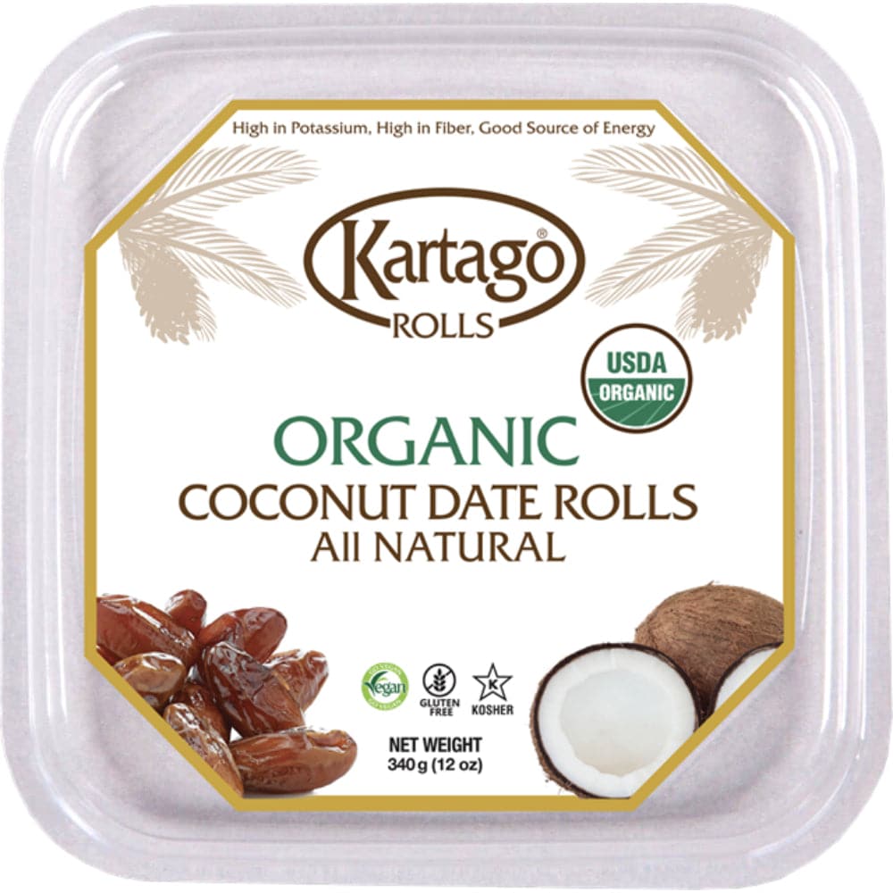 Kartago Rolls – Bio-Kokosnuss-Dattelrollen ganz natürlich