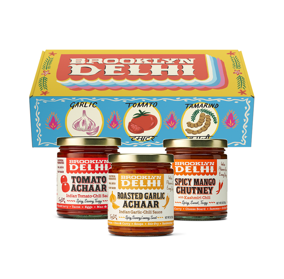 Brooklyn Delhi Hot & scharf Trio Geschenkset