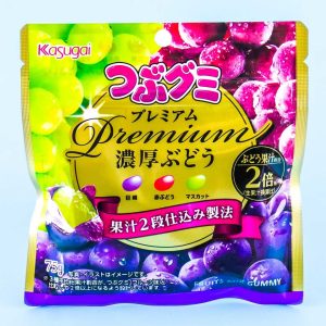 Kasugai Tsubu Premium-Gammy Bonbons – gemischte Trauben