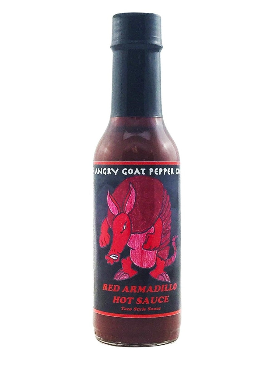 Chilisauce Angry Goat Pfeffer Co Rot Armadillo Taco Style 5 oz Hitze 3