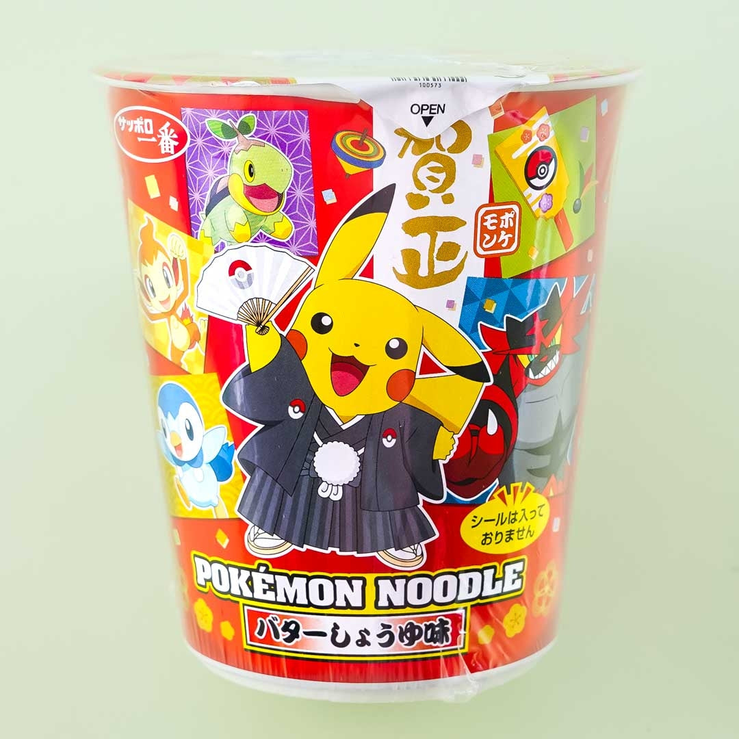Pokémon Sapporo Ichiban Nudelbecher – Butter Sojasauce