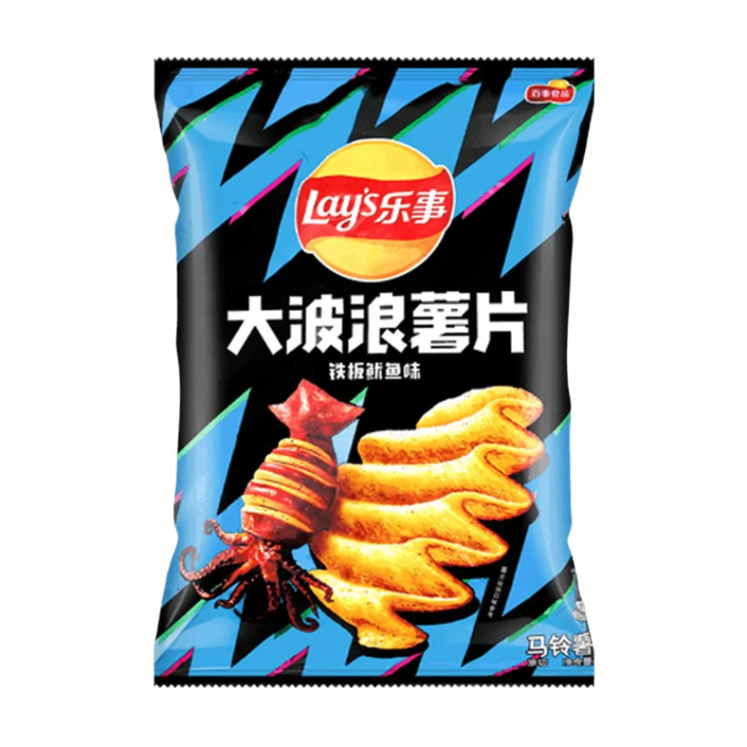 Lays Gegrillter Tintenfisch 70g – CHINA (Fall von 12)