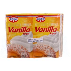 Dr Oetker Zucker-Vanille 6 Packung, 1,88 Unzen Packung mit 12