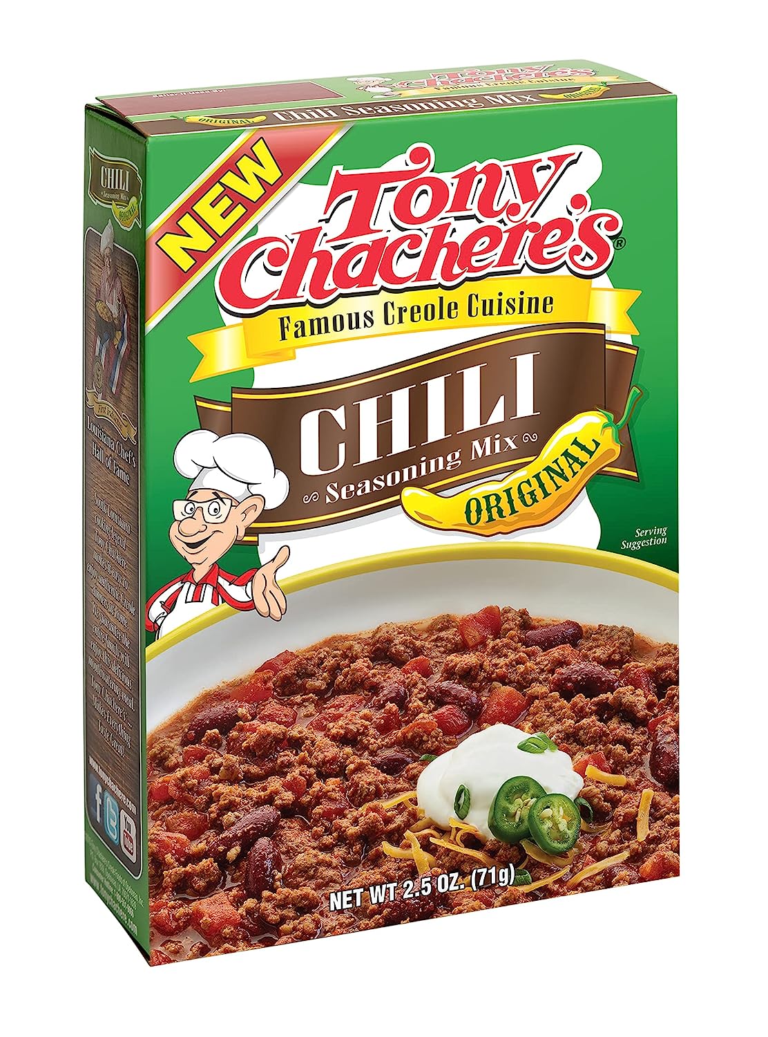 Tony Chacheres Mischung Chili Orginial 2.5 Oz – Packung mit 12 Stück