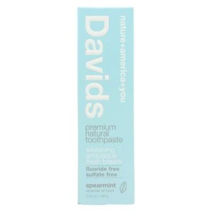 Davids – Grüne Minze Premium natürliche Zahnpasta, 5,25 oz