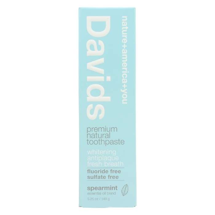 Davids – Grüne Minze Premium natürliche Zahnpasta, 5,25 oz