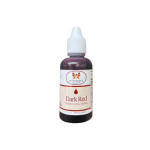 Schmetterling dunkel rot Essen Färbung