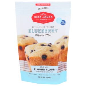 Miss Jones Baking Co Mix Blaubeer-Muffin 10,57 Unzen – Packung mit 6 Stück