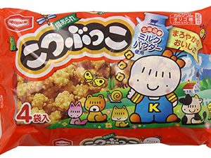 Kameda “Kotsubukko” 4 packs in 1 Tasche, – 124g