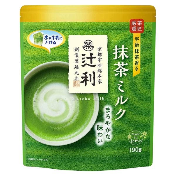 Tsujiri Matcha Grüntee Latte Pulver (Japanischer Matcha Milchtee) 190g