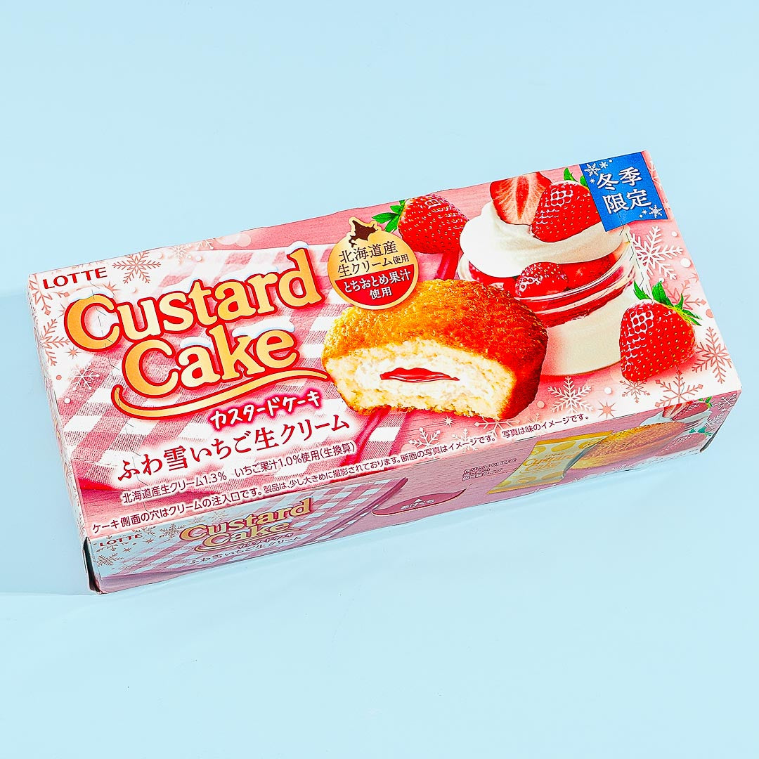 Lotte Custard Kuchen – Erdbeere frische Sahne