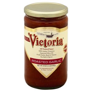 Victoria Soße gerösteten Knoblauch – Packung mit 6 Stück – 24oz