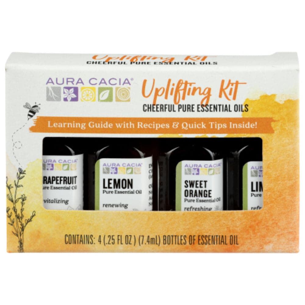Aura Cacia Uplifting Kit Fröhliche reine ätherische Öle,,.25 fl oz