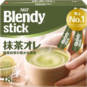 AGF Blendy Sticks Matcha Olei Puder Matcha 18 Stück Hergestellt in Japan – Tokyo Sakura Mall