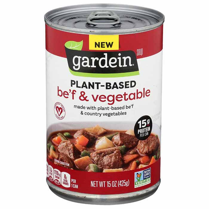 Gardein – Pflanzliche Be'f & Gemüsesuppe, 15oz – Jetzt bei PlantX kaufen