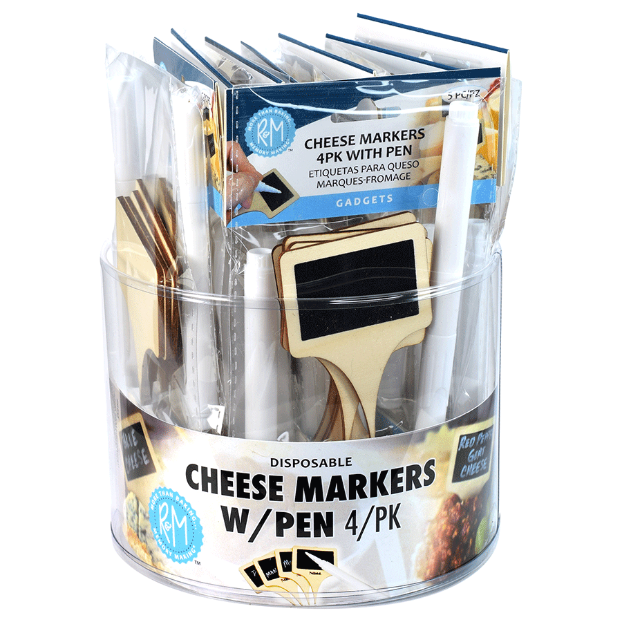 R&M International Käse Marker 4er Packung